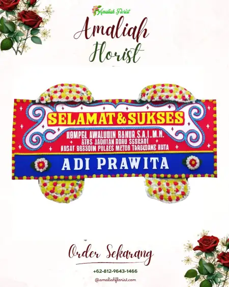 Papan Bunga Ucapan Selamat Lamaran